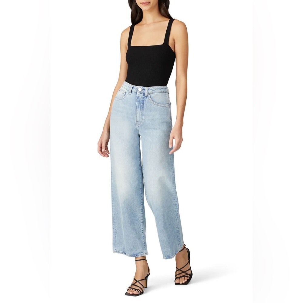 Toteme Flair Wide Leg Light Wash Jeans